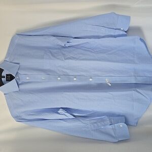 Jos. A. Bank Light Blue Casual Business Button Up Shirt sz Large Like New Easter